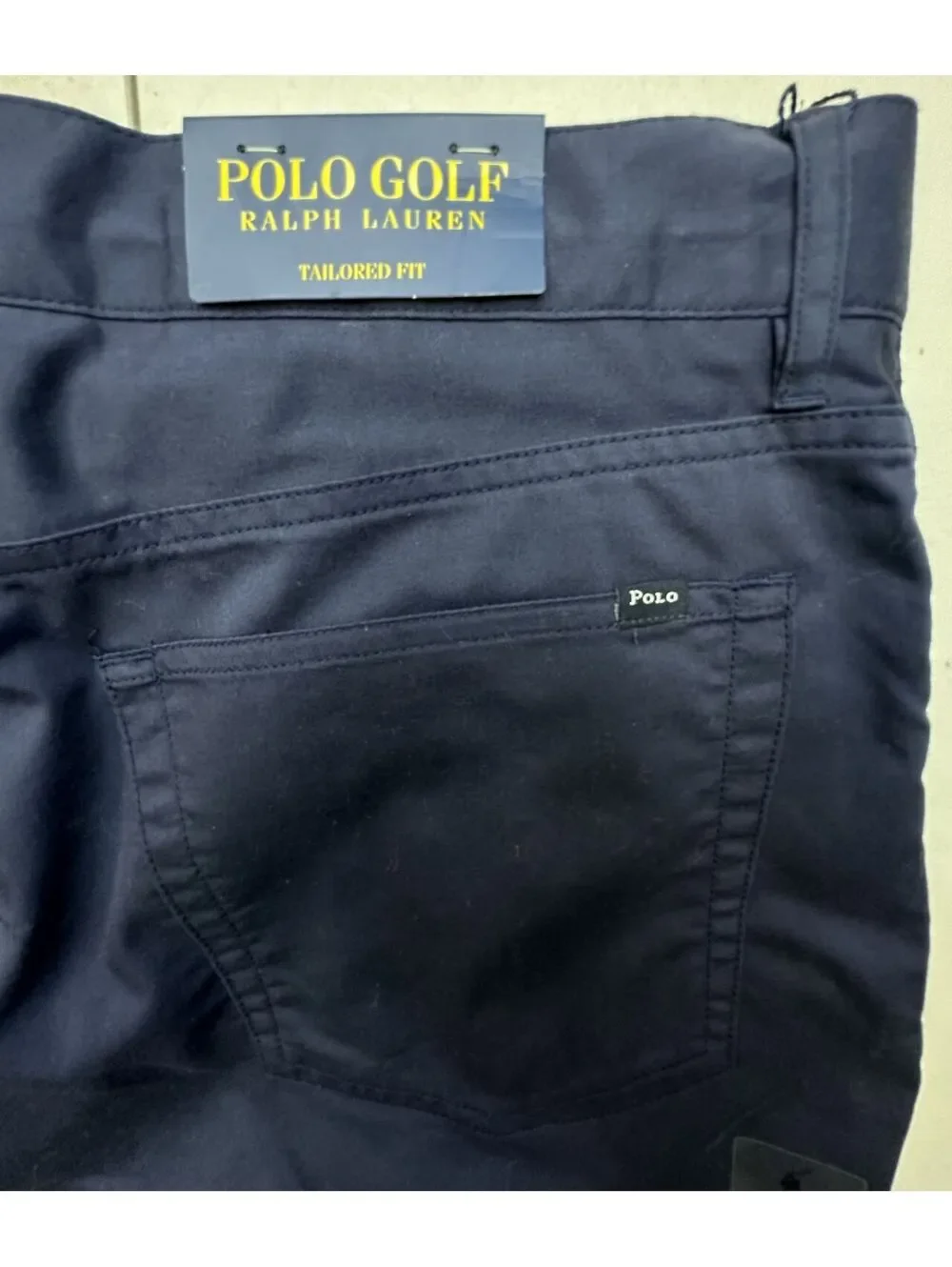 NWT Polo Golf Ralph Lauren Men’s 32x32 Navy Tailored Fit Stretch Golf Pants